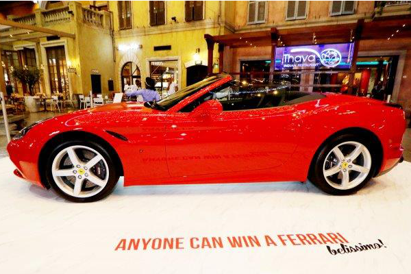 Anyone can win a Ferrari California T