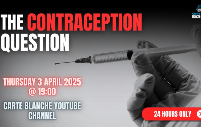 Carte Blanche The Contraception Question