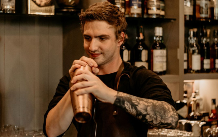 Mixologists Matthew Cox