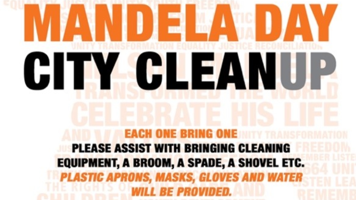 JCT Mandela Day Clean Up