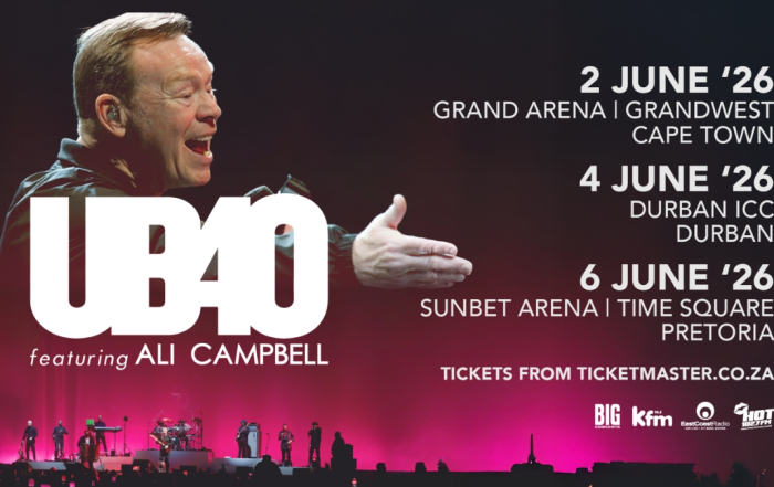 UB40 South Africa Tour 2026