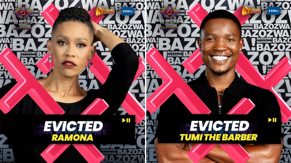 big brother mzansi Ramona and Tumi the Barber evicted
