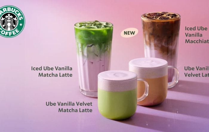 Starbucks Ube Vanilla Range