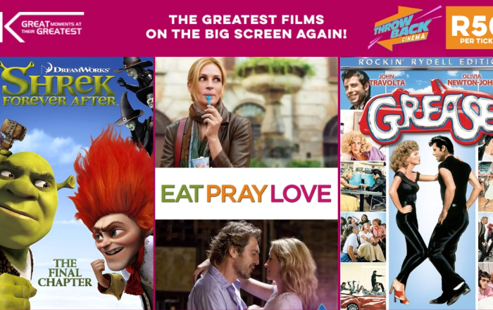 Ster-Kinekor's Throwback Cinema movie line-up for April