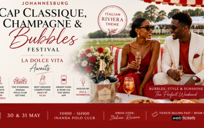 The Johannesburg Cap Classique Champagne & Bubbles Festival