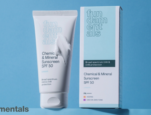 Fundamentals Skincare’s New Chemical & Mineral SPF 50 Sunscreen