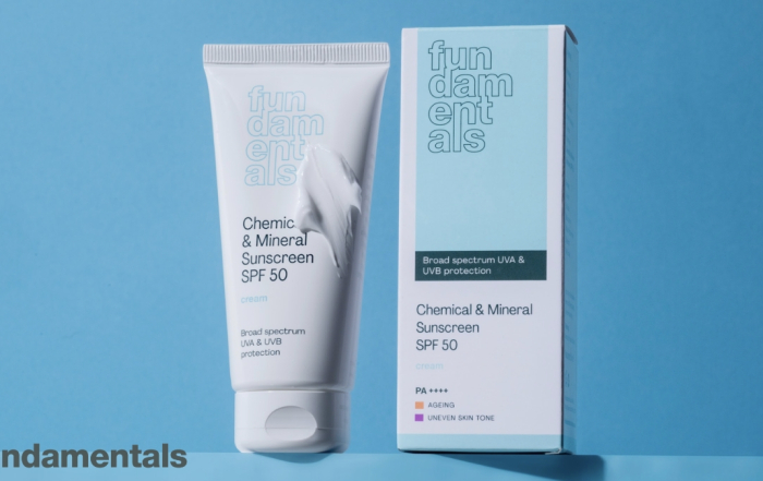 Fundamentals Chemical & Mineral SPF 50 sunscreen
