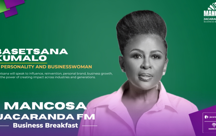 Jacaranda Mancosa Breakfast Basetsana Kumalo